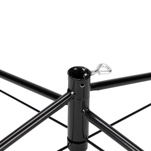 6ft 1600 Branches PVC Christmas Tree Black