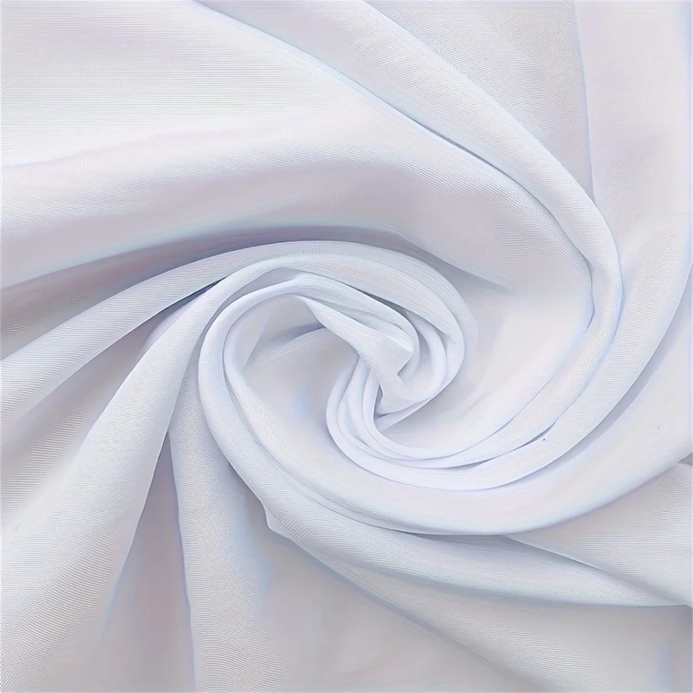 2Pcs Modern Wave Curtains 3D Blue White Black Curve Pattern