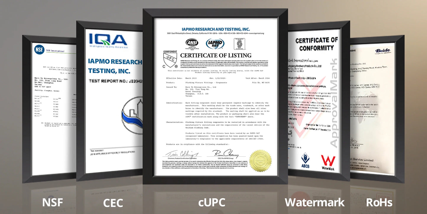 8 in. Wall Mount Shower Head Bathroom Shower System Faucet Set with Handheld Spray 6-Body Jets