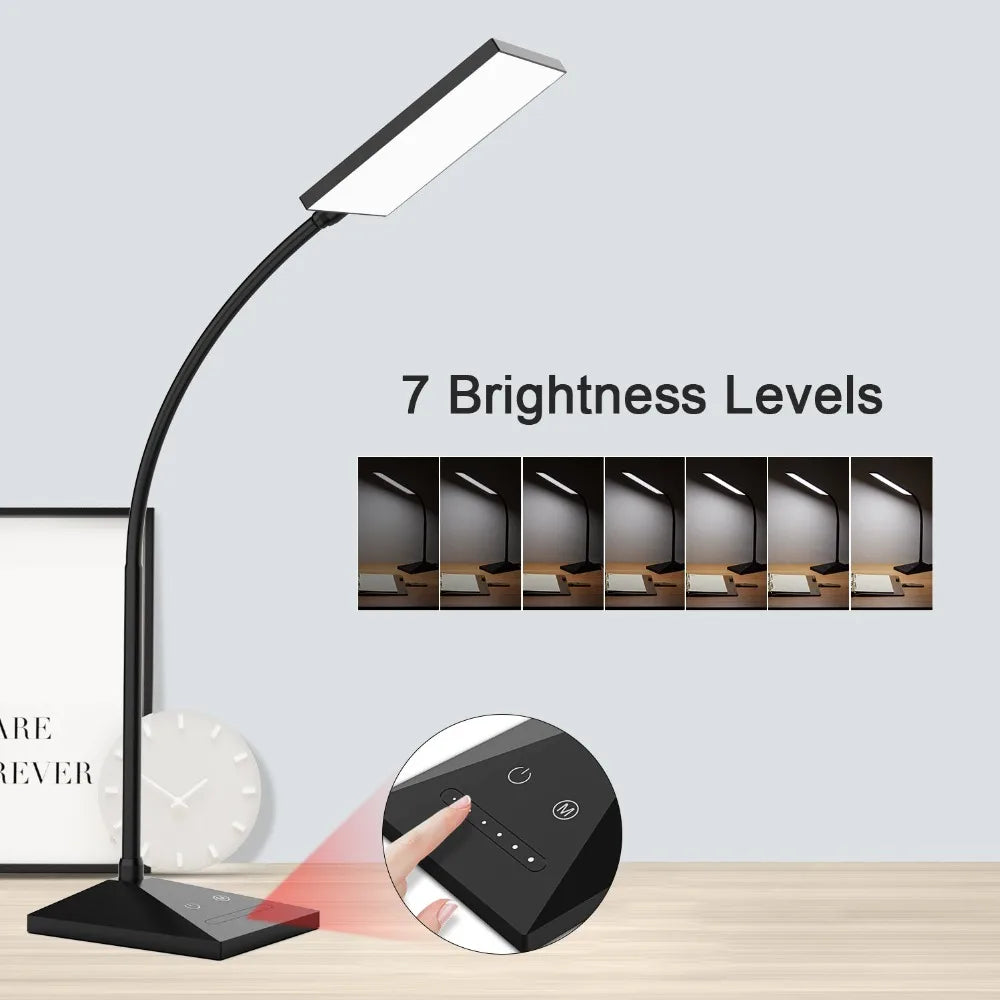 12w 72 LED Flexible Desk Lamp Touch Table