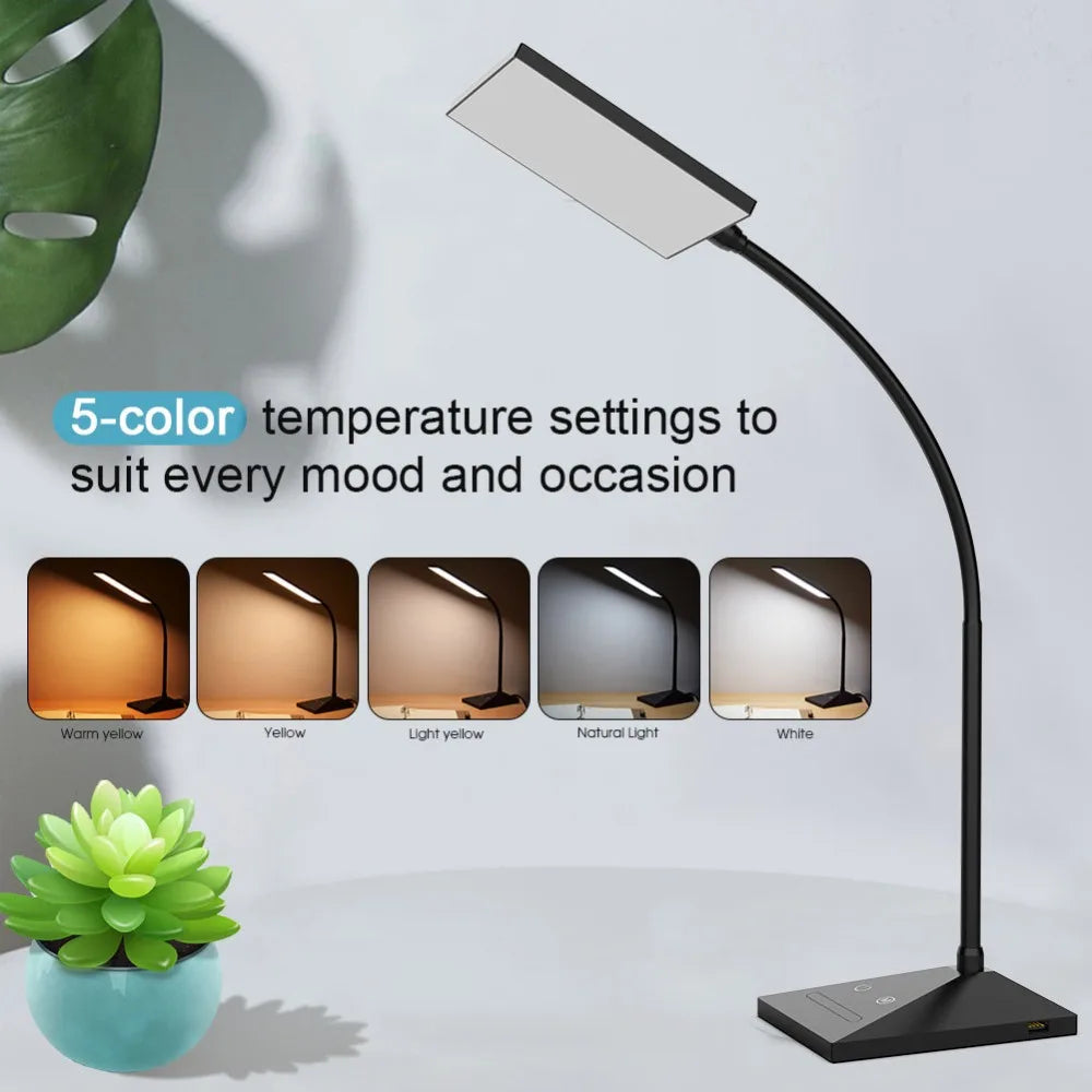 12w 72 LED Flexible Desk Lamp Touch Table
