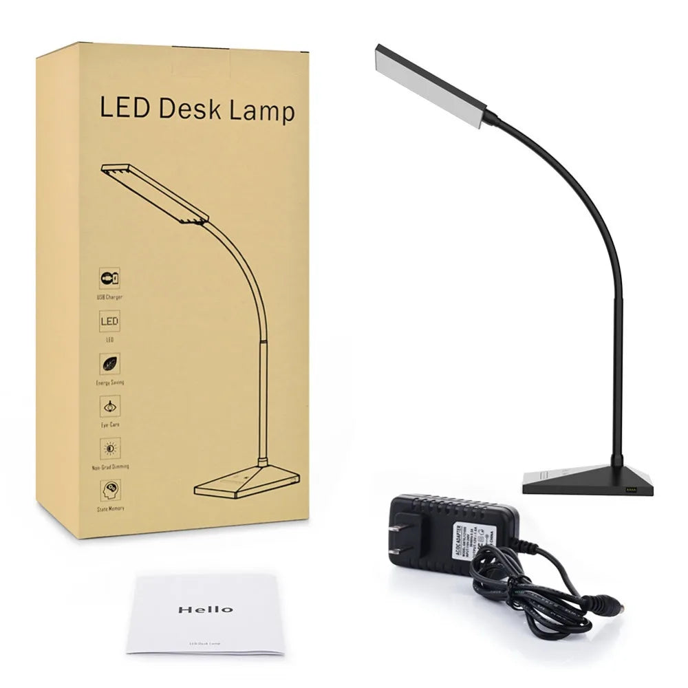 12w 72 LED Flexible Desk Lamp Touch Table