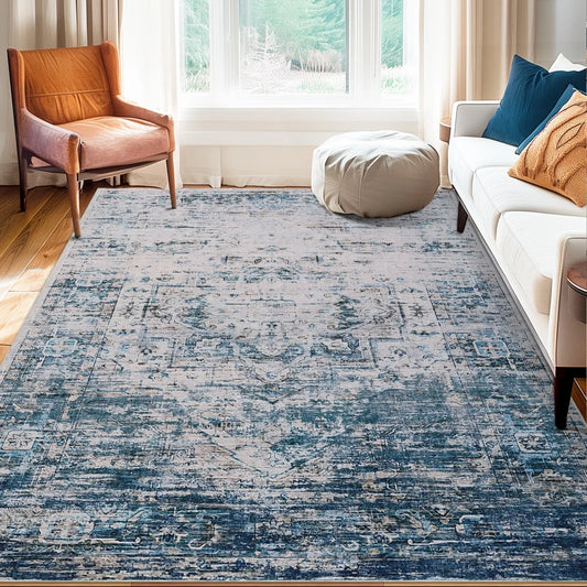 8x10ft Area Rugs for Living Room Machine Washable