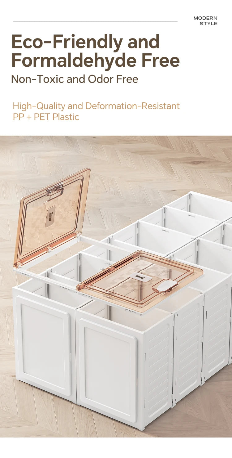 Foldable Clear Shoe Box,One Piece Shoe Rack, Bedroom Living Room Entrance Dormitory Accessory (For Entrance) Folding Sneaker