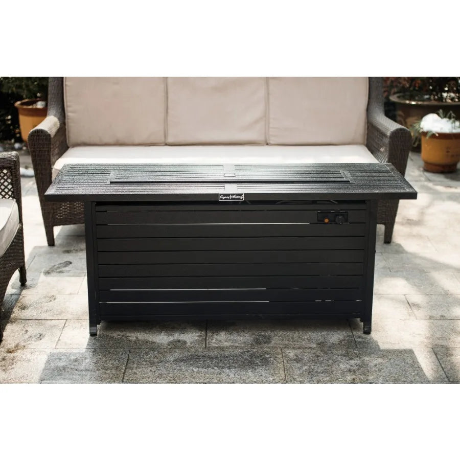 57in Outdoor Gas Propane Fire Pits Table