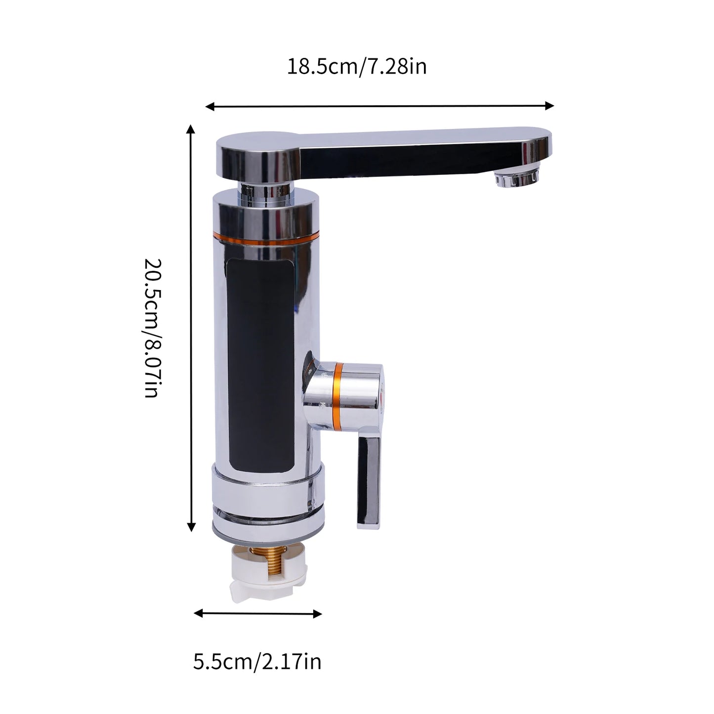 Electric Hot Water Faucet with Digital Display,