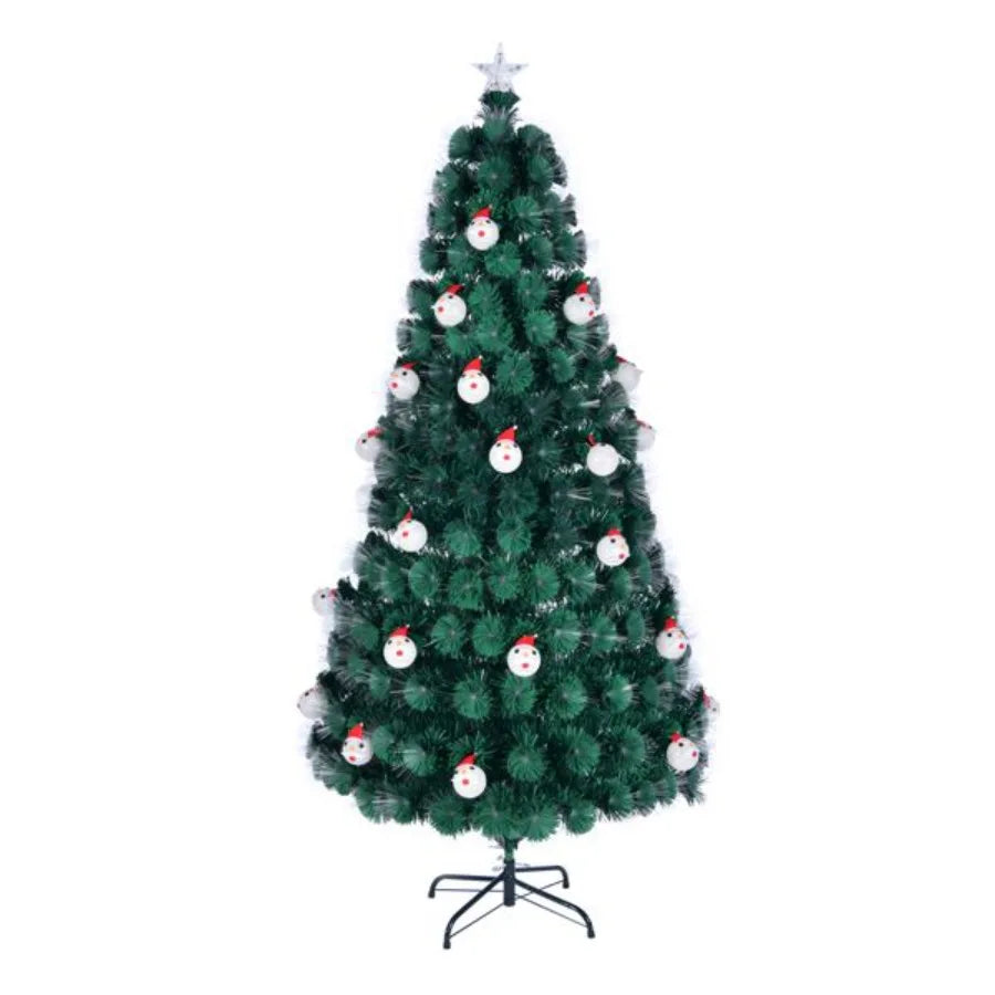 6 FT Prelit Fiber Optic Christmas Tree Artificial Xmas Tree