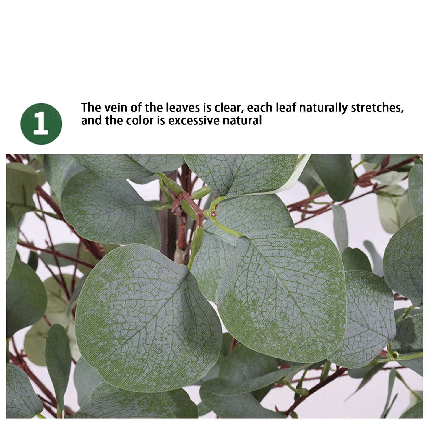 3.9Ft Artificial  Eucalyptus Tree,