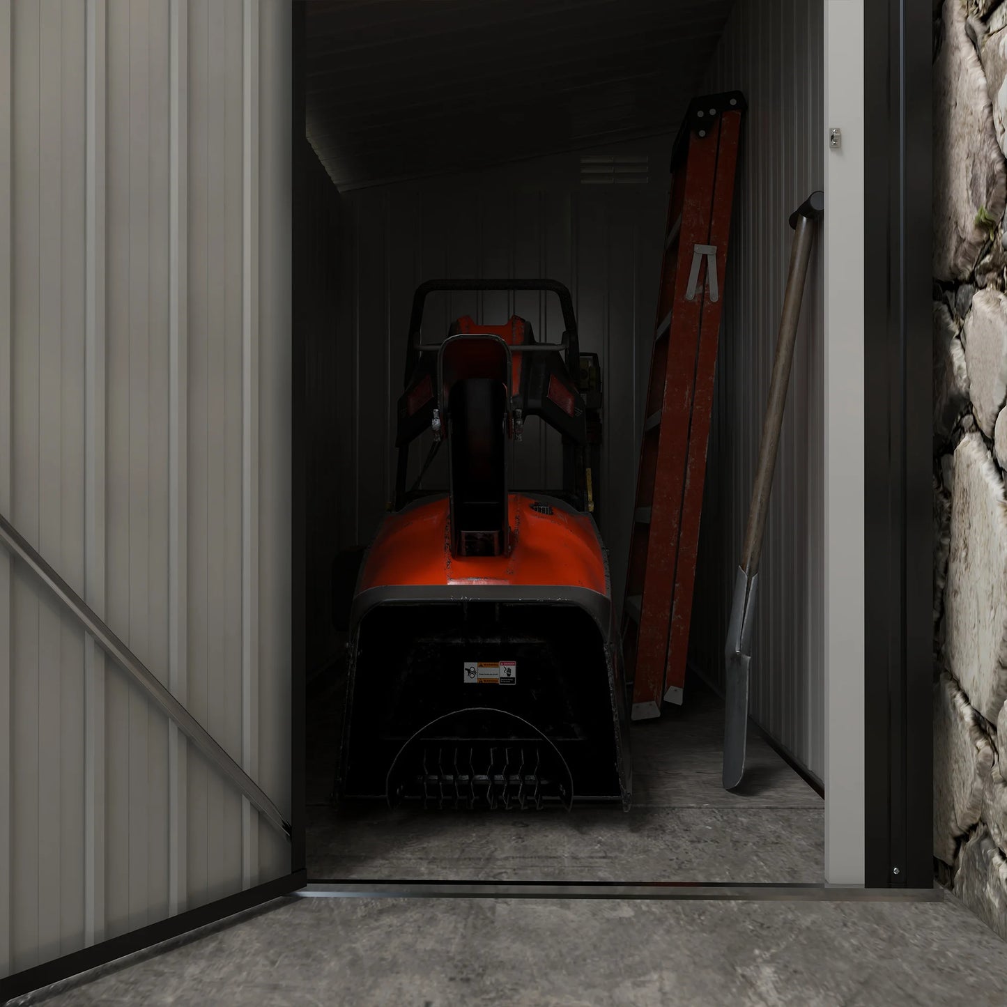 4' X 8' Steel Garden Storage Shed