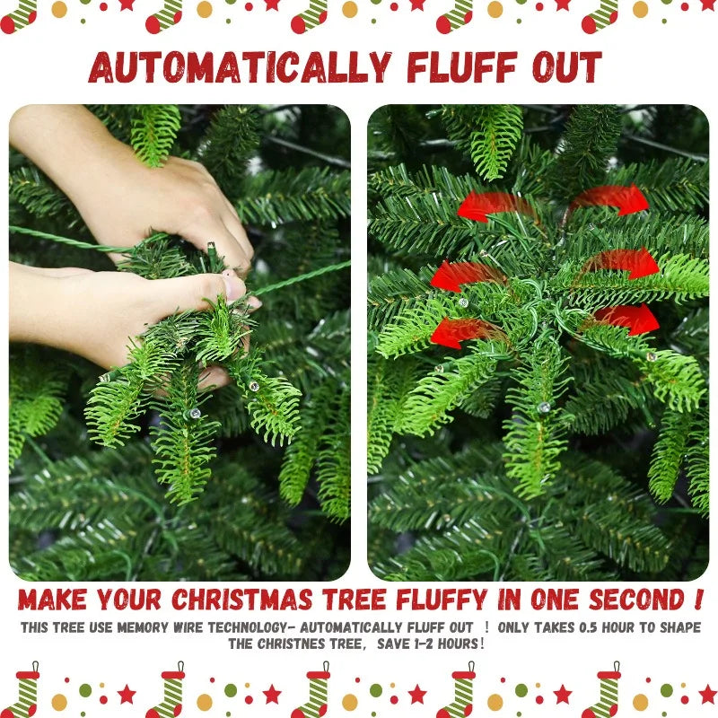 4 FT Pre-Lit Aspen Fir Artificial Christmas Tree