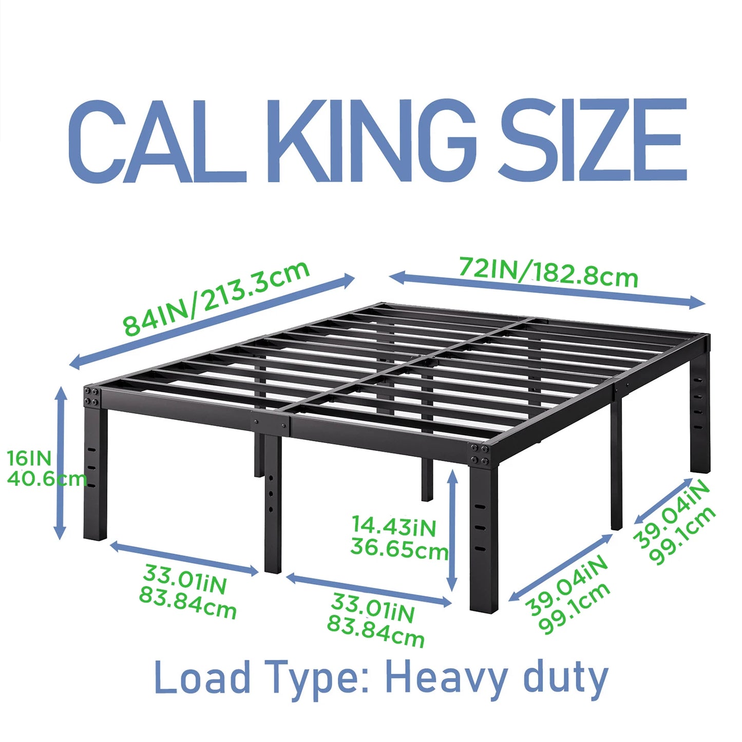 Iron frame bed  Single/double bed