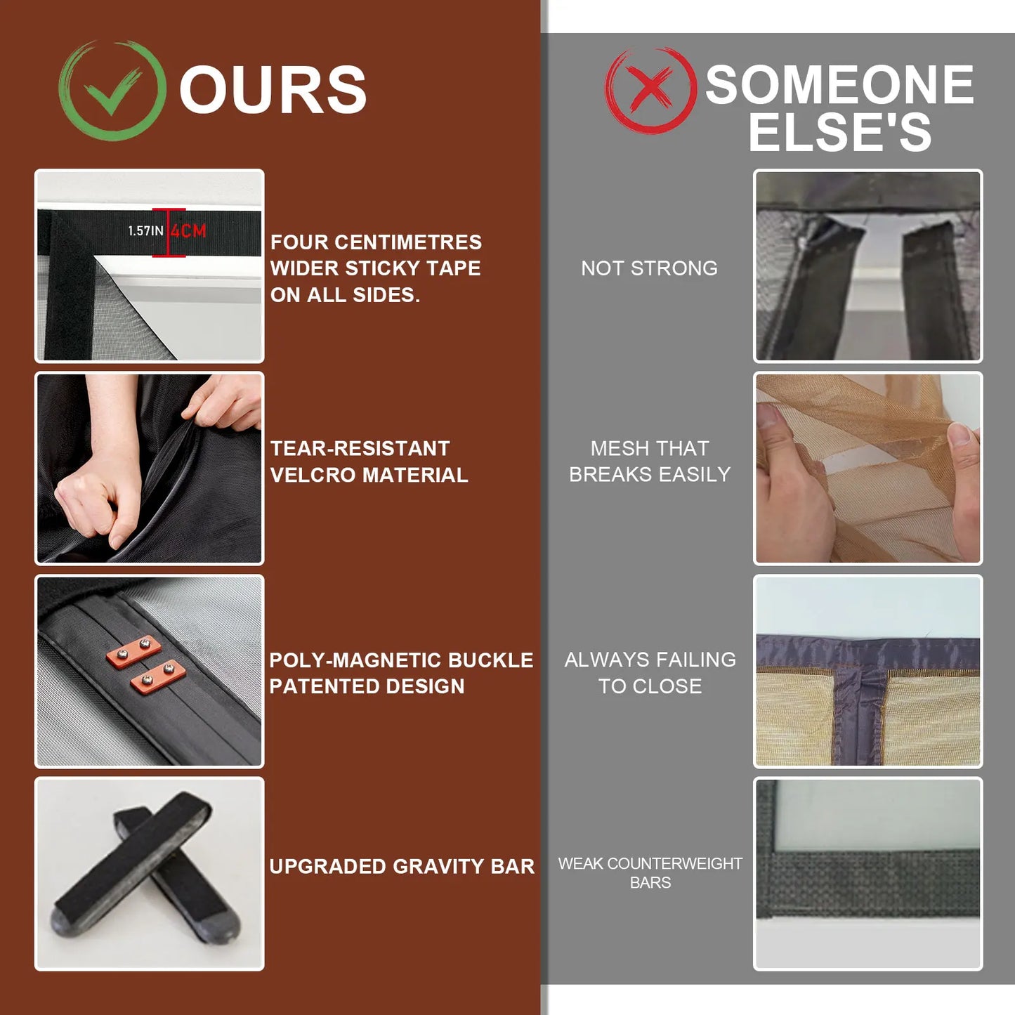 Screen Door Curtains