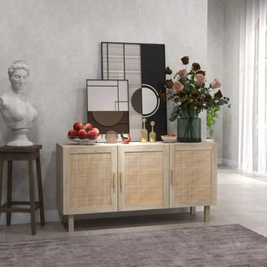 Kitchen Storage Cabinet Garage Cabinets Natural WoodAS