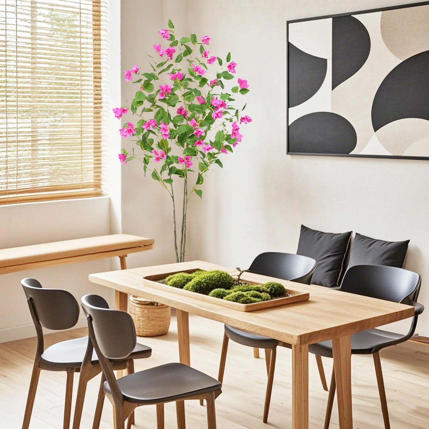 Artificial Bougainvillea Tree Green Plant Bendable Branches And Stems