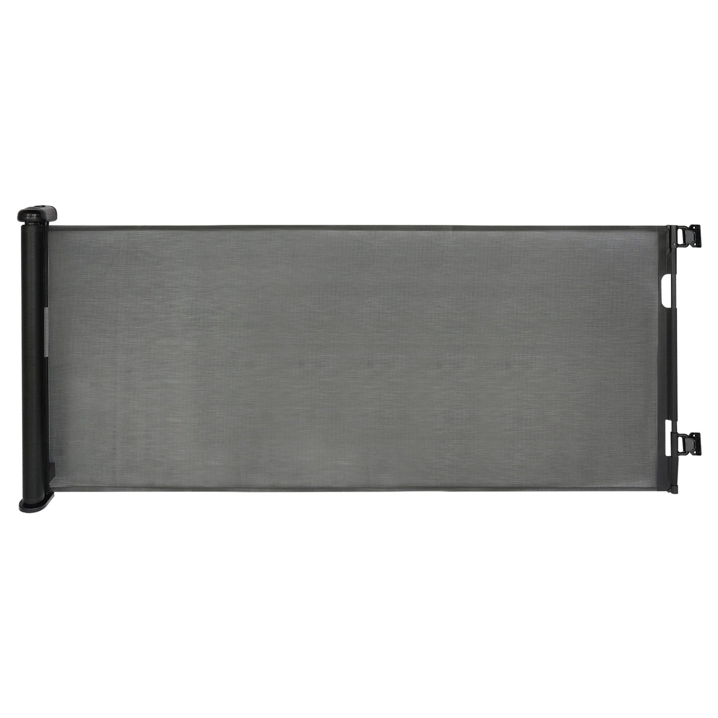 White/Black Iron Pet Fence 40-300cm Adjustable 84cm Height 10-40lbs Small Medium Dogs Indoor Safety Gate