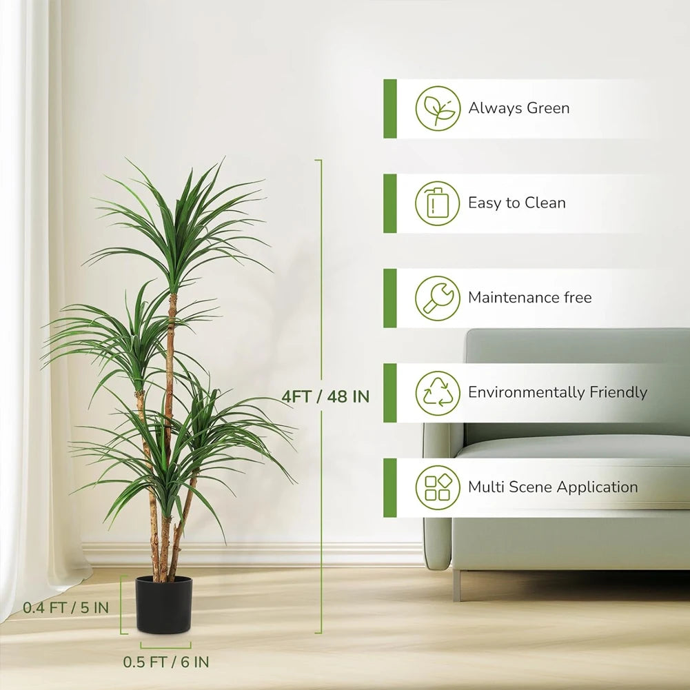 Artificial Dracaena Tree,