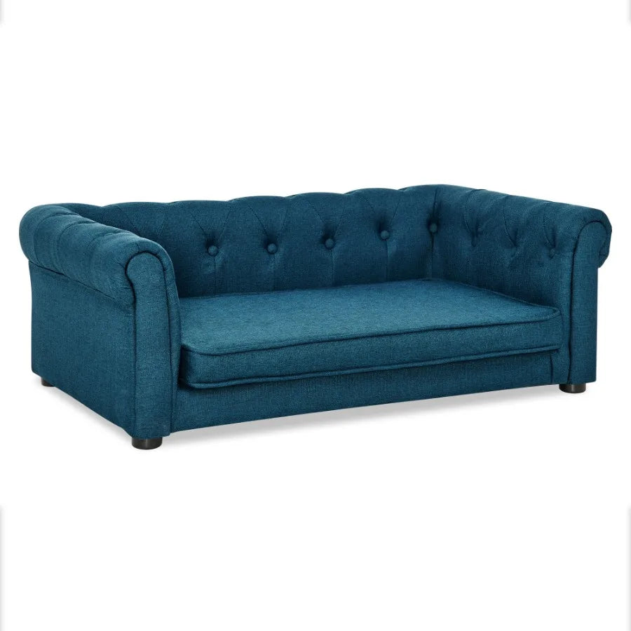 Elegant Rectangle Pet Bed for Medium and Large Dogs Durable Elevated Dog Sofa Bed