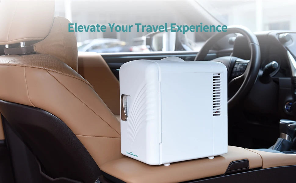 iceBlue Retro Mini Fridge  for Home Car