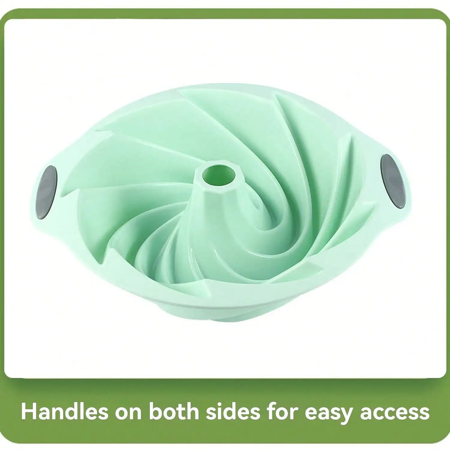 Silicone Cake Pan, Non-Stick Silicone Cake Mold