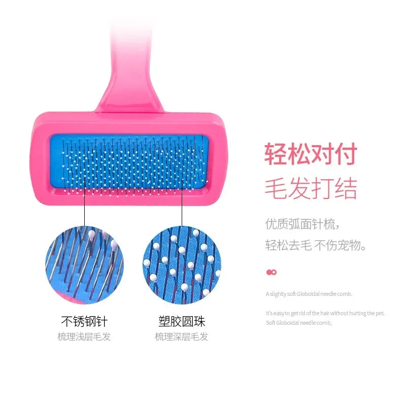 Pet Needle Comb Portable Hairs Grooming And Care