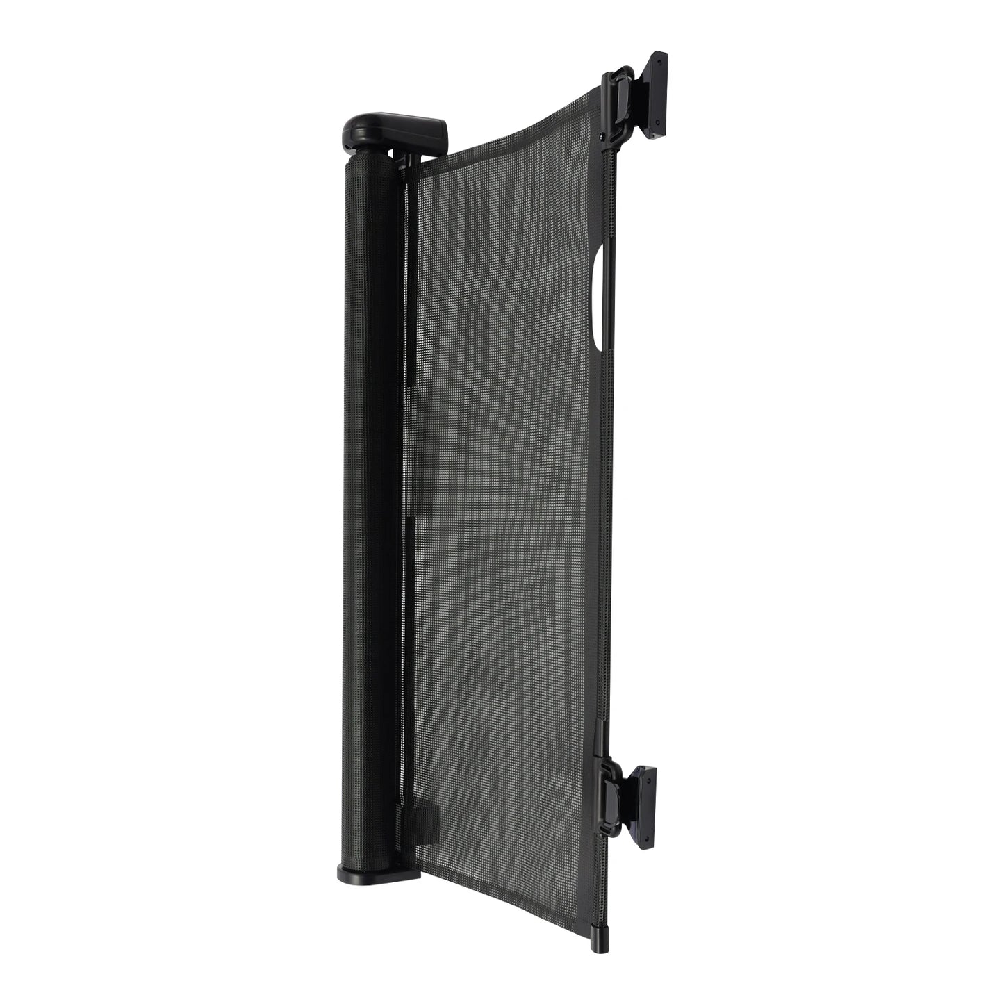 White/Black Iron Pet Fence 40-300cm Adjustable 84cm Height 10-40lbs Small Medium Dogs Indoor Safety Gate