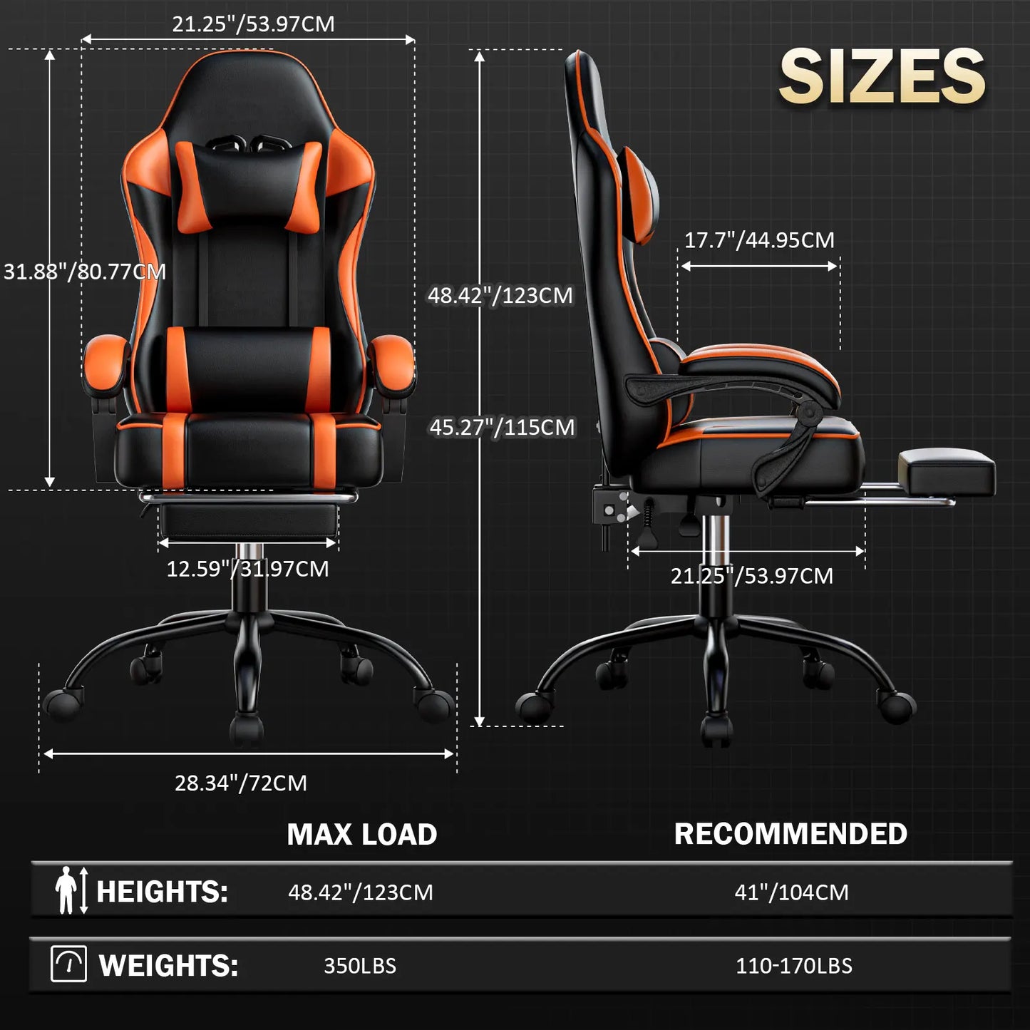 Gaming Chair, Ergonomic Video Game Chair