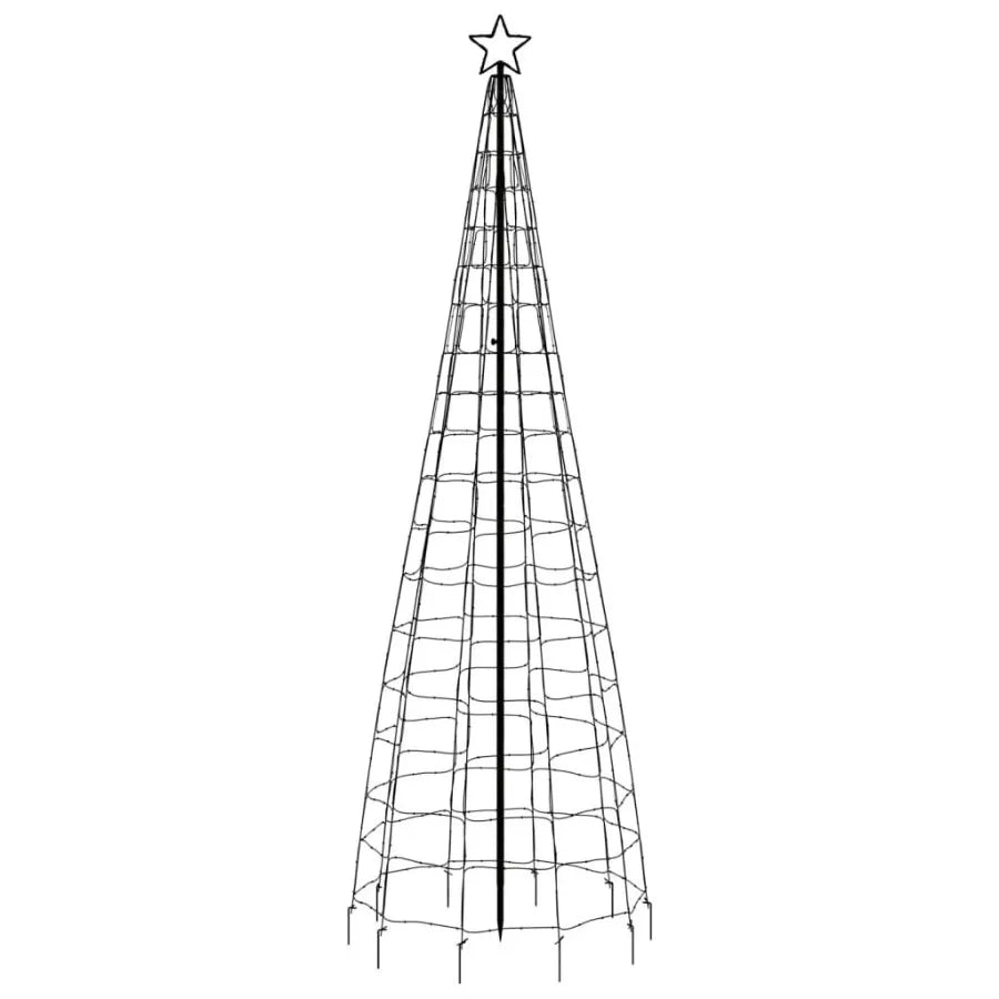 Christmas Tree Light with Spikes 570 LEDs Warm White 118.1