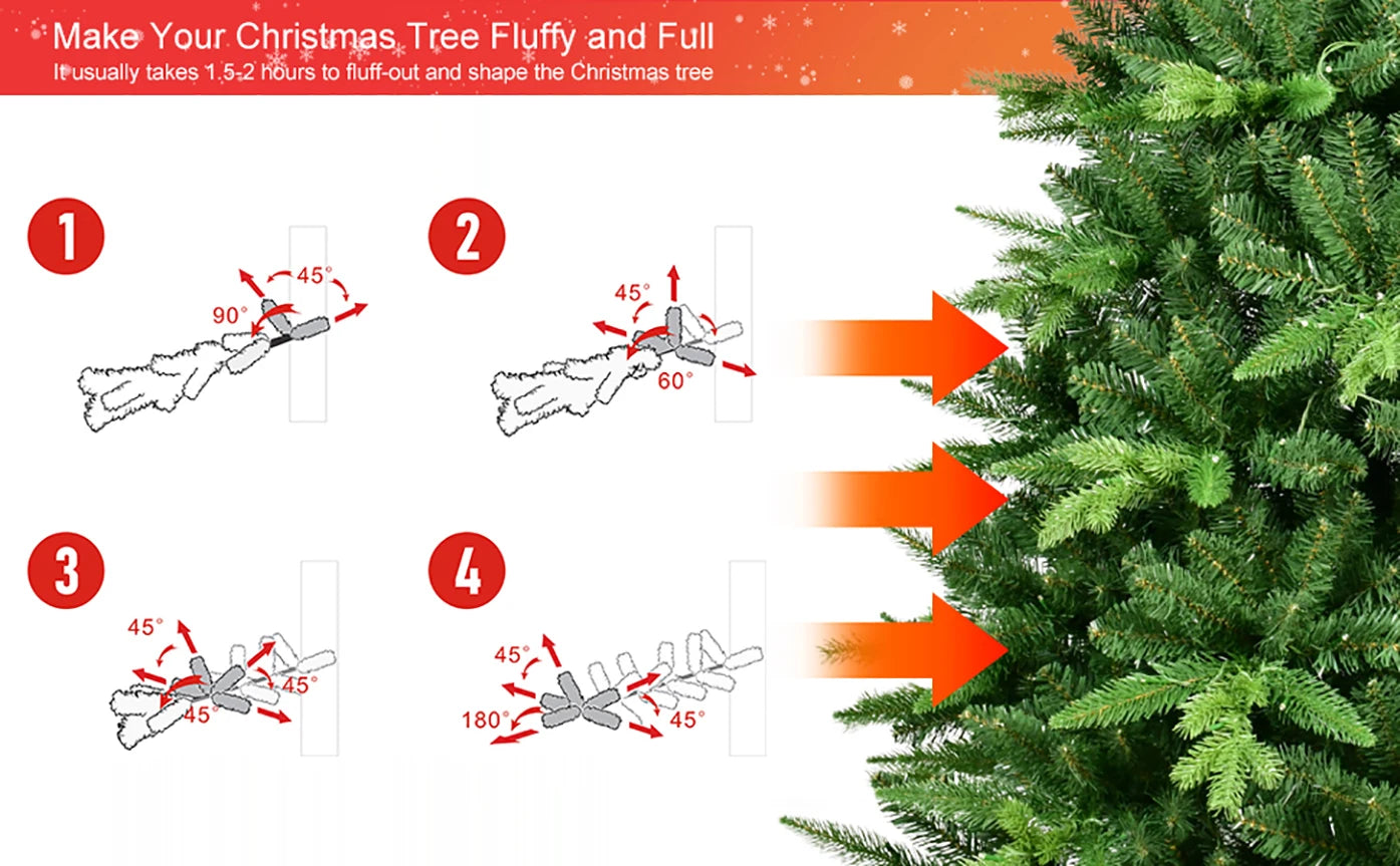 5FT PE&PVC Prelit Christmas Tree