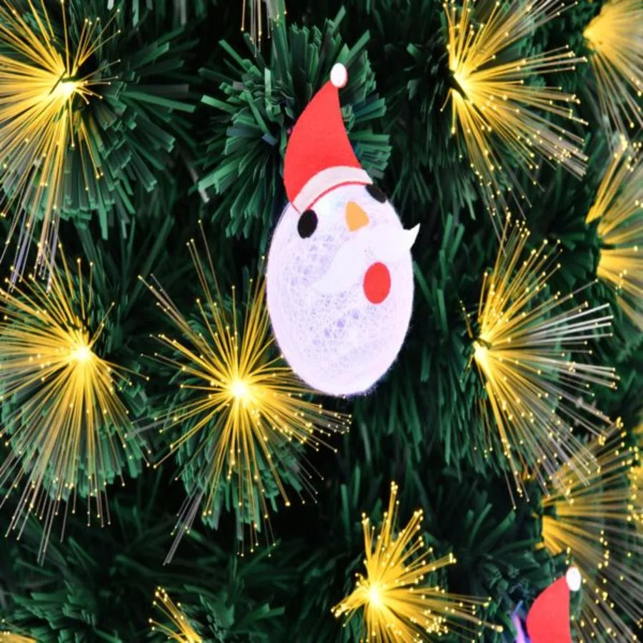 6 FT Prelit Fiber Optic Christmas Tree Artificial Xmas Tree