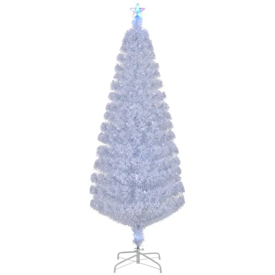 7 FT Prelit Christmas Tree Artificial Fiber Optic