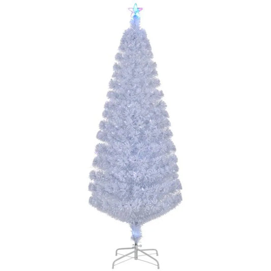 7 FT Prelit Christmas Tree Artificial Fiber Optic