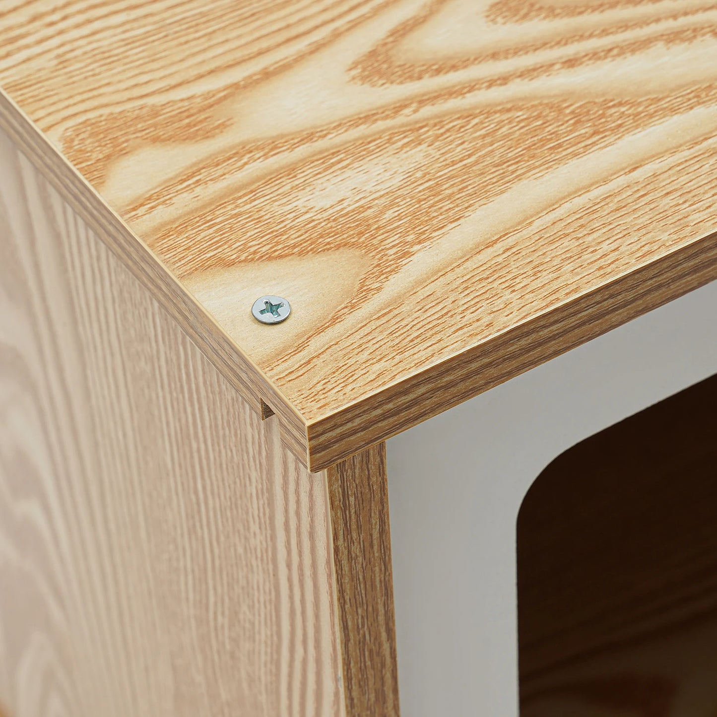 Cat House Wooden TV-Shaped Cat Bed