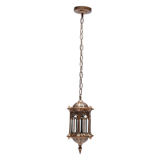 Vintage Ceiling Pendant Light Cage Design Fixture Porch Hanging Lantern Light Exterior Outdoor for Terrace Garde Courtyard