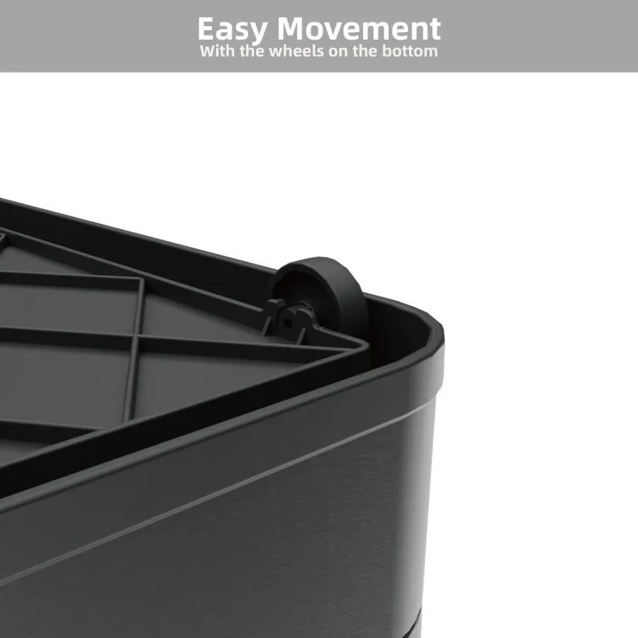 4Pack Transparent Stackable Storage Bins