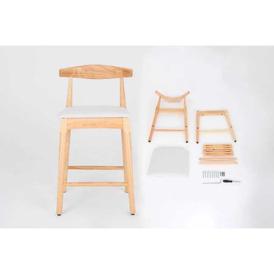 Modern Design Solid Wood 24 Counter Stools