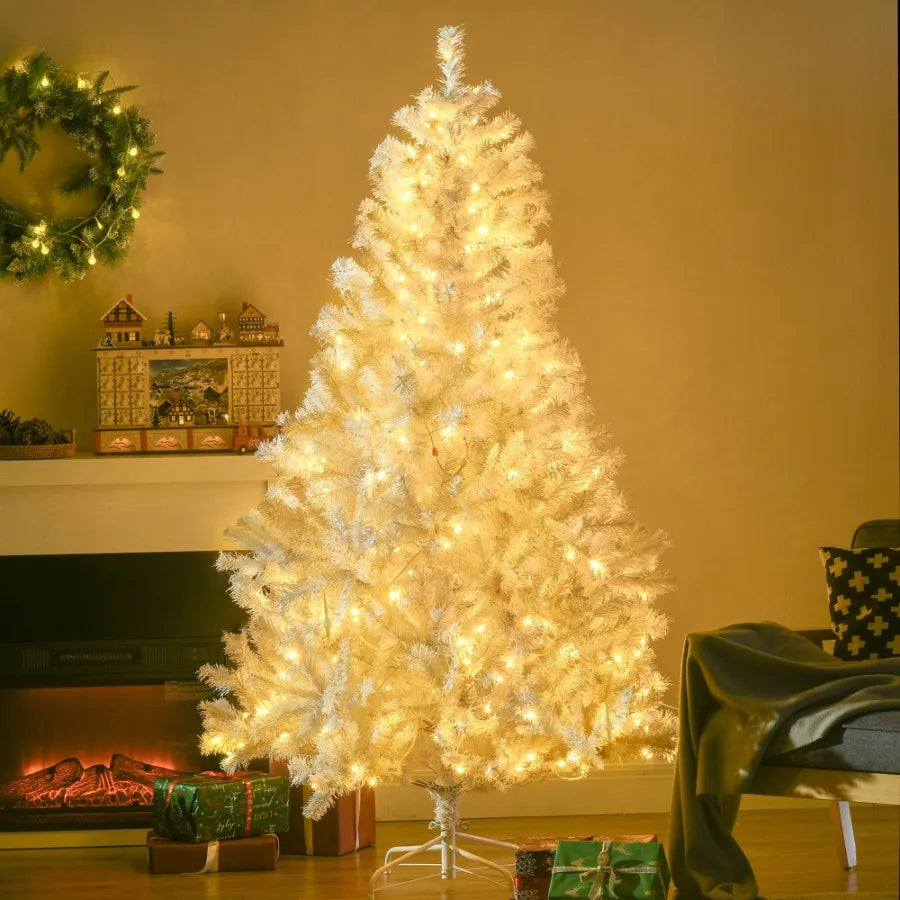 6 ft Tall Prelit Artificial Christmas Tree