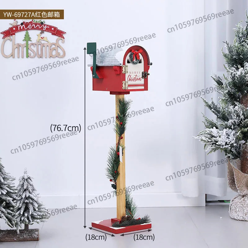 Christmas Decorations Small House Mailbox