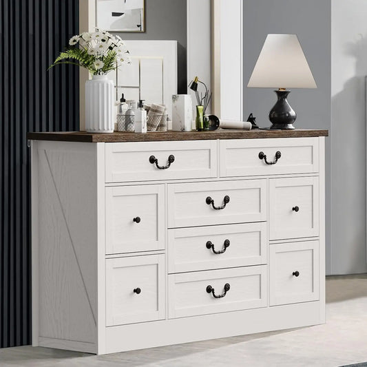 Wooden Chest of Drawer TV Stand Large Storage