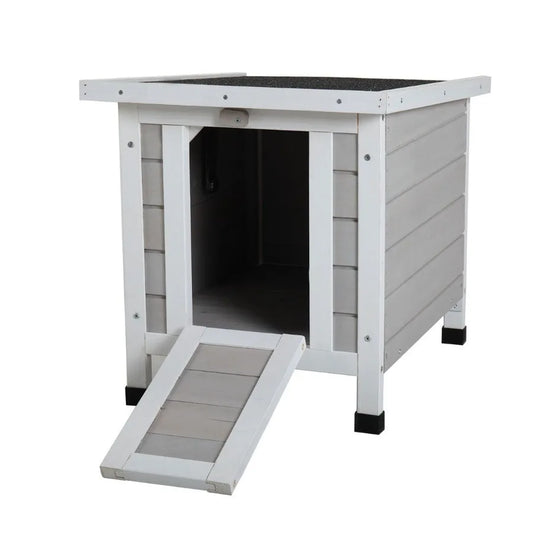 Modern Wooden Rabbit Cat Dog Hutch Indoor Outdoor