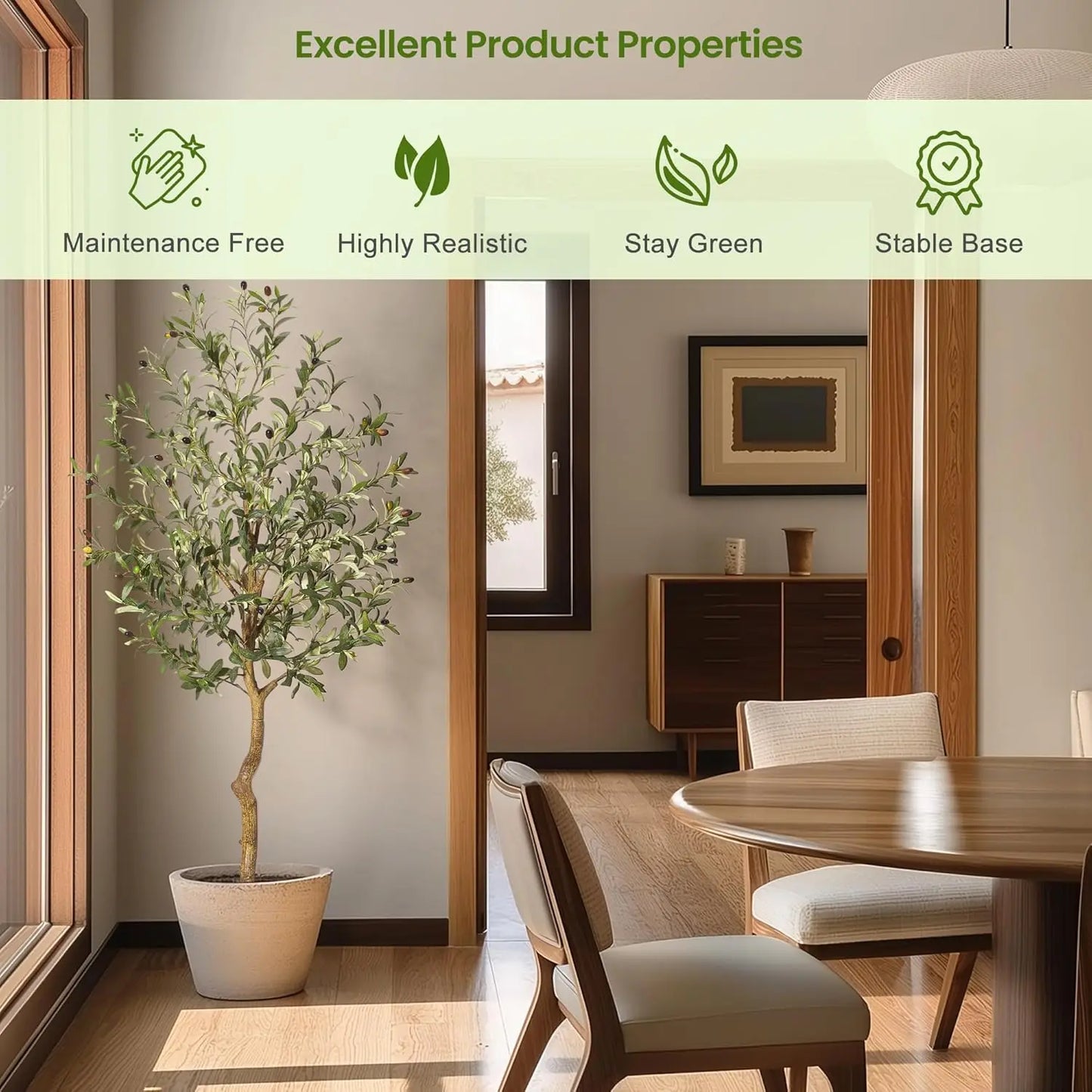 5FT Artificial Olive Tree