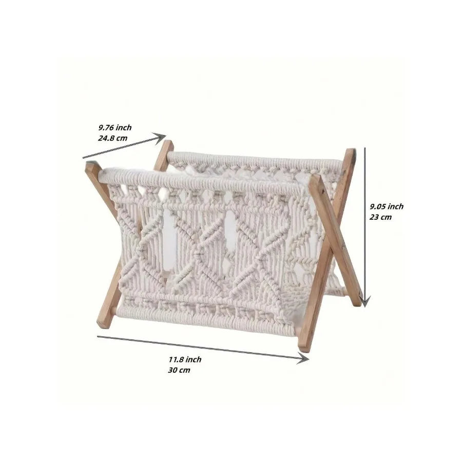 Xemussa 1pc Newspaper book  Magazine Rack Basket Book Basket