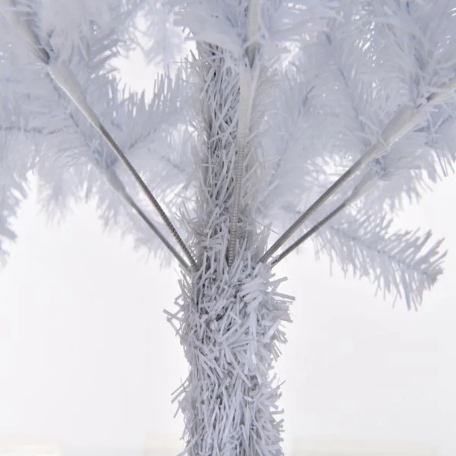 4 FT Artificial Christmas Tree Unlit Christmas Pine Tree with 346 Branch Tips and Sturdy Metal Stand for Office Home Store Part