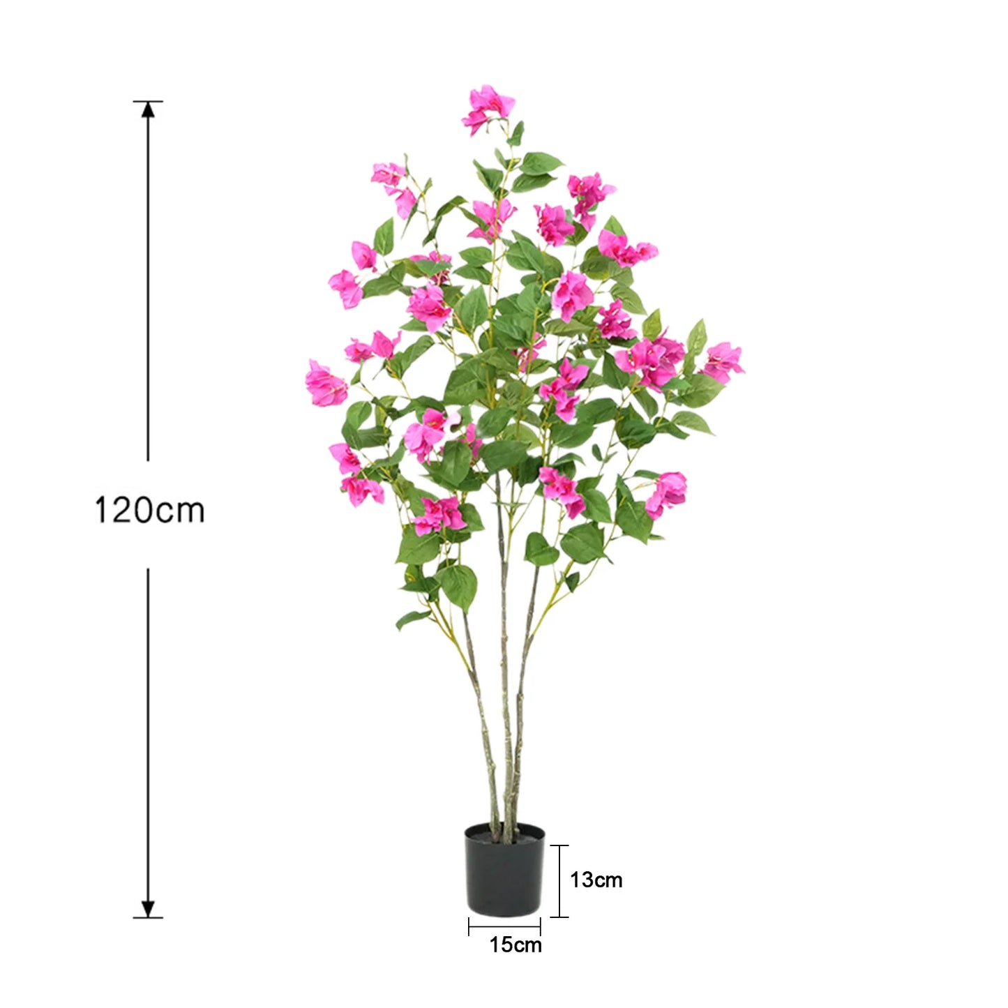 Artificial Bougainvillea Tree Green Plant Bendable Branches And Stems