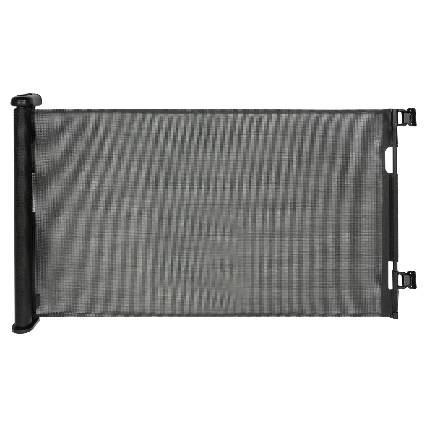 White/Black Iron Pet Fence 40-300cm Adjustable 84cm Height 10-40lbs Small Medium Dogs Indoor Safety Gate