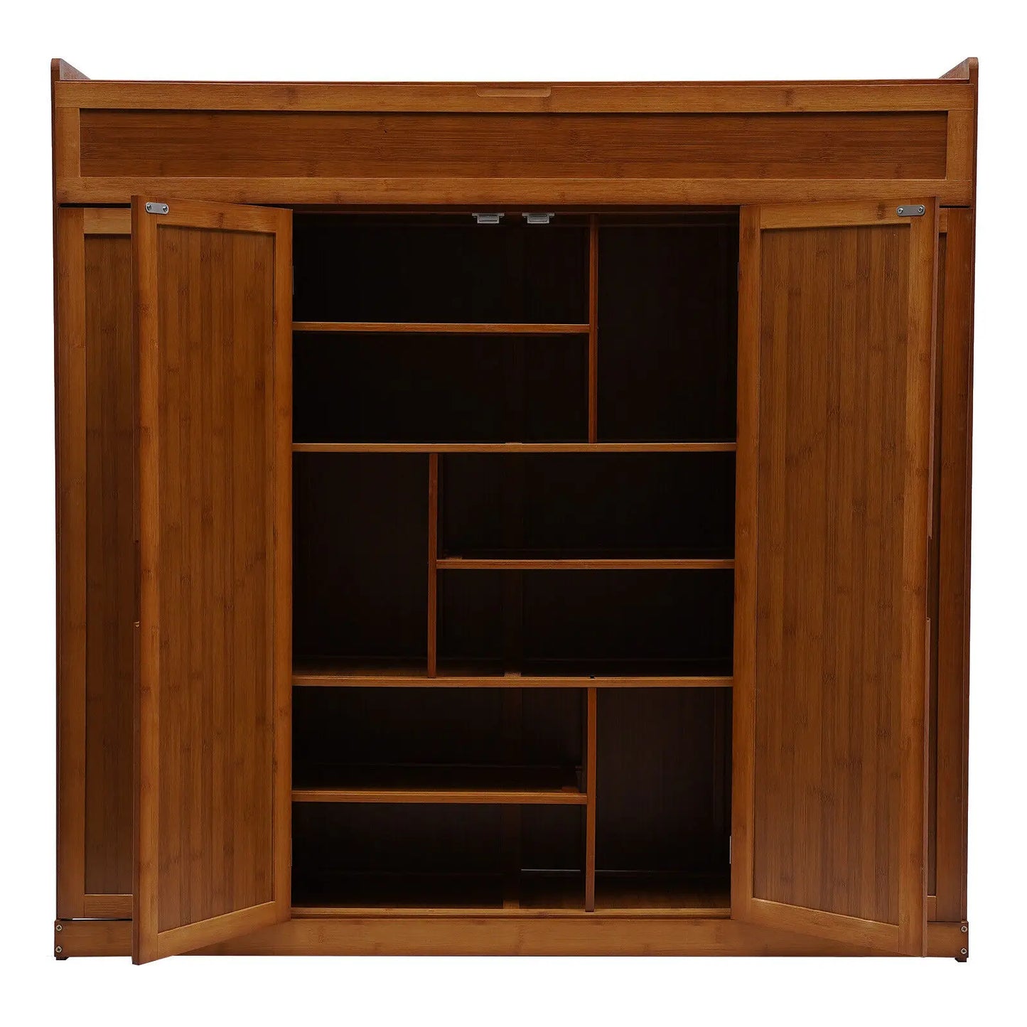 Bamboo Shoe Storage Cabinet – Large Organizer