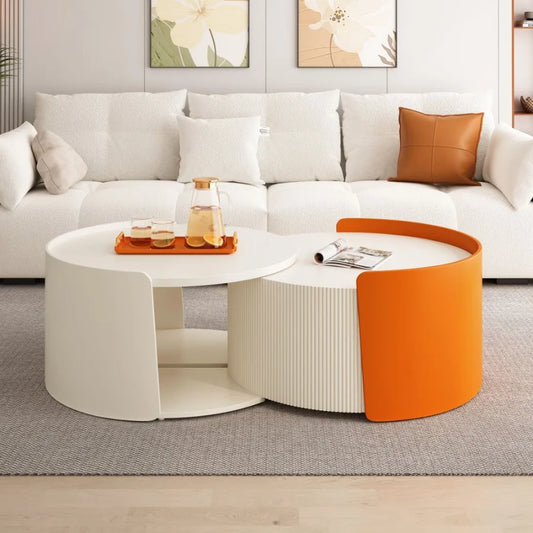 Nesting Coffee Table Round Nesting Tables and End Tables