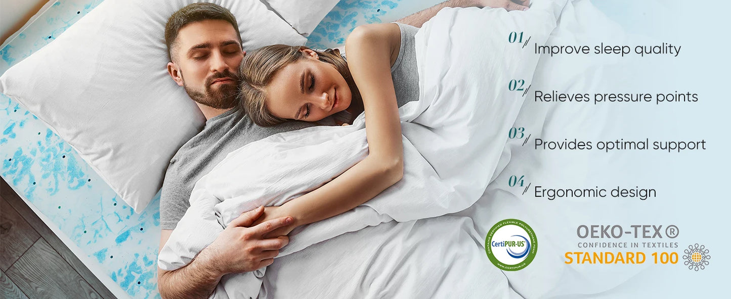 2-3 Inch Gel Memory Foam Mattress