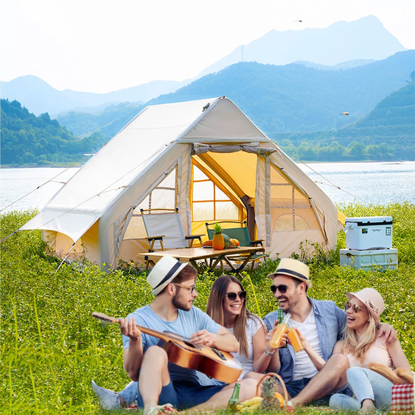 Easy Setup Inflatable Tent for Camping