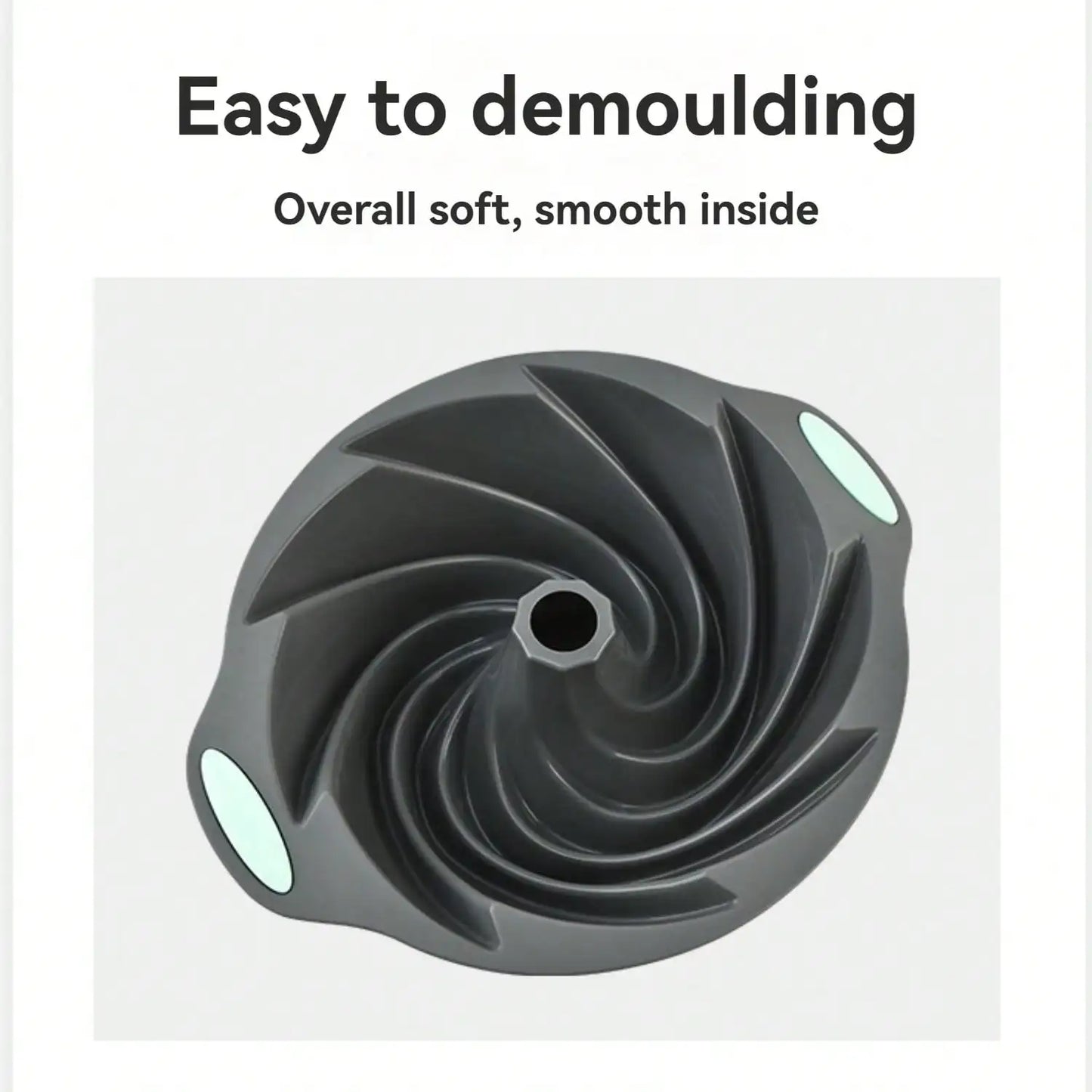 Silicone Cake Pan, Non-Stick Silicone Cake Mold