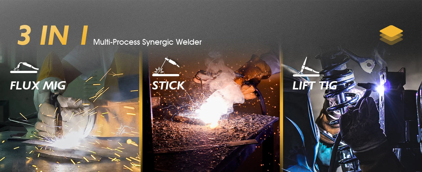 135A MIG Welder Flux Core 110V MIG Welder